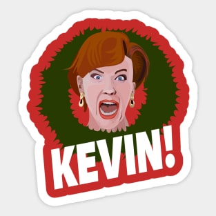 Home Alone KEVIN Cathrine O'Hara Sticker